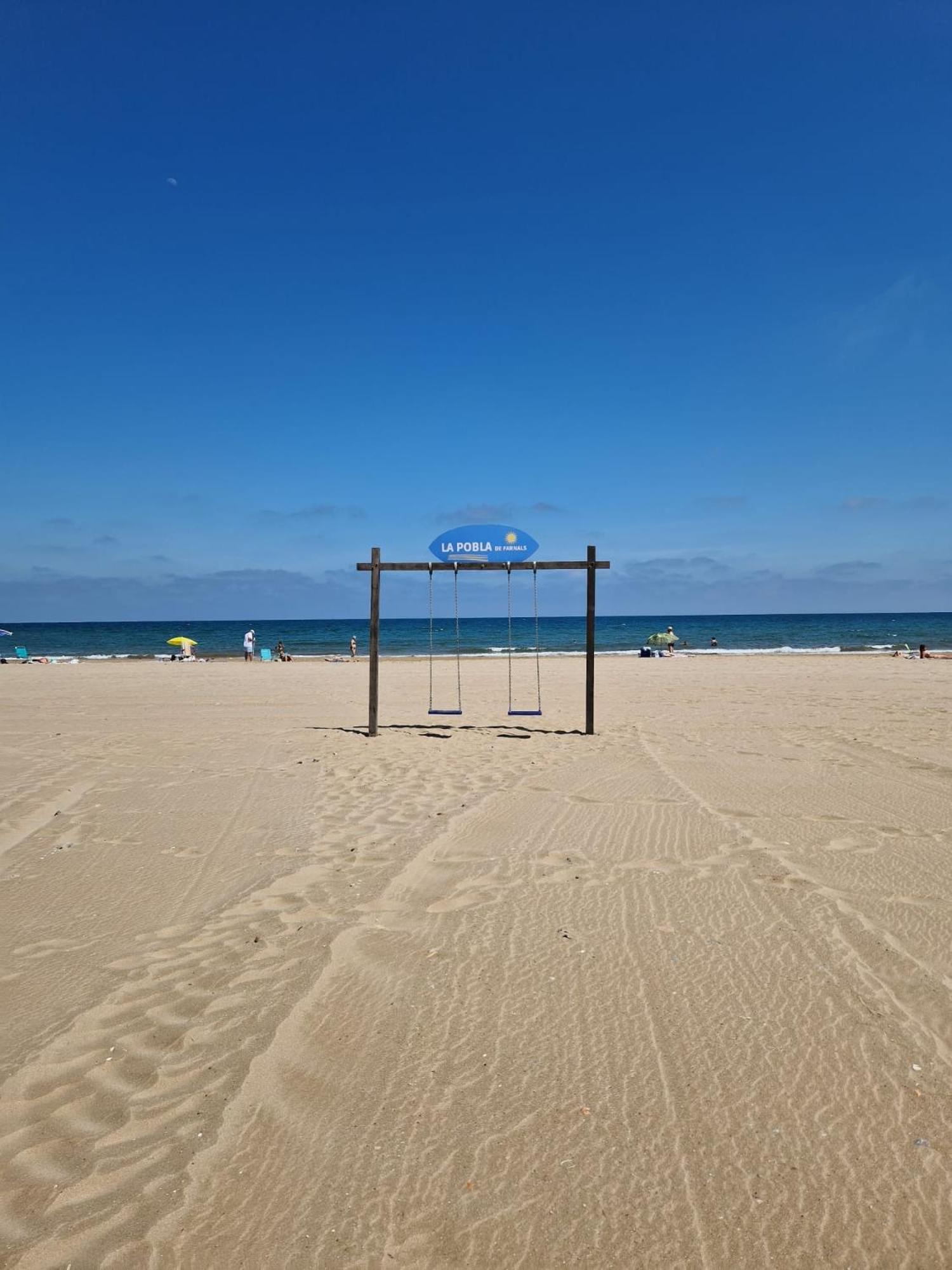Apartamento Barbacoa, Piscina Y Playa Puebla de Farnals Kültér fotó
