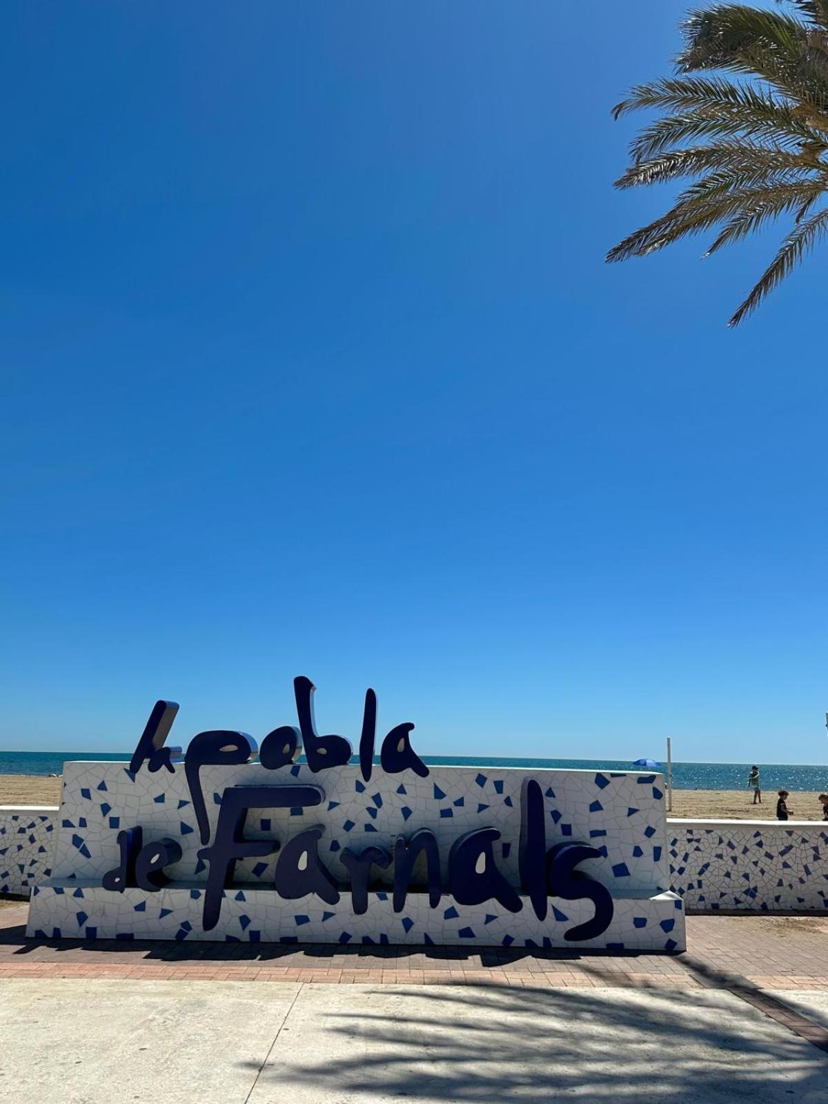 Apartamento Barbacoa, Piscina Y Playa Puebla de Farnals Kültér fotó